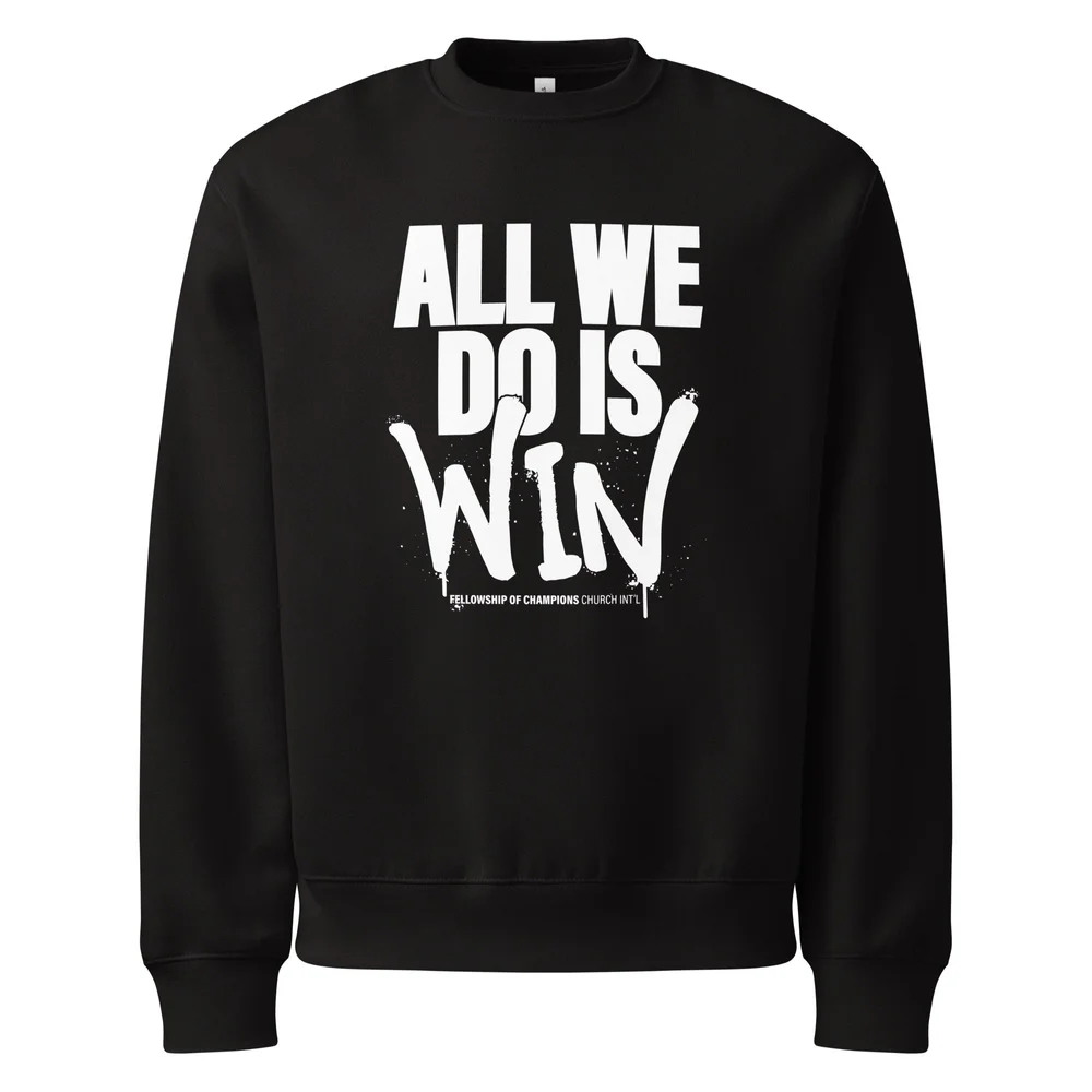 AWDIW - Oversized heavyweight sweatshirt - White Lettering - Image 6