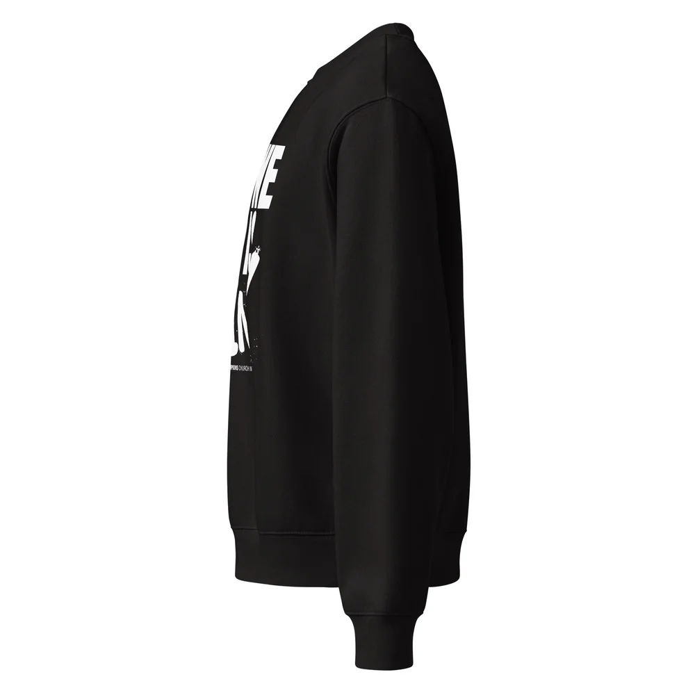 AWDIW - Oversized heavyweight sweatshirt - White Lettering - Image 3
