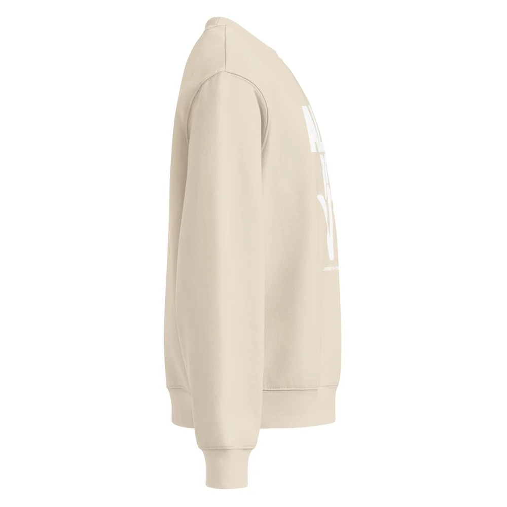 AWDIW - Oversized heavyweight sweatshirt - White Lettering - Image 16