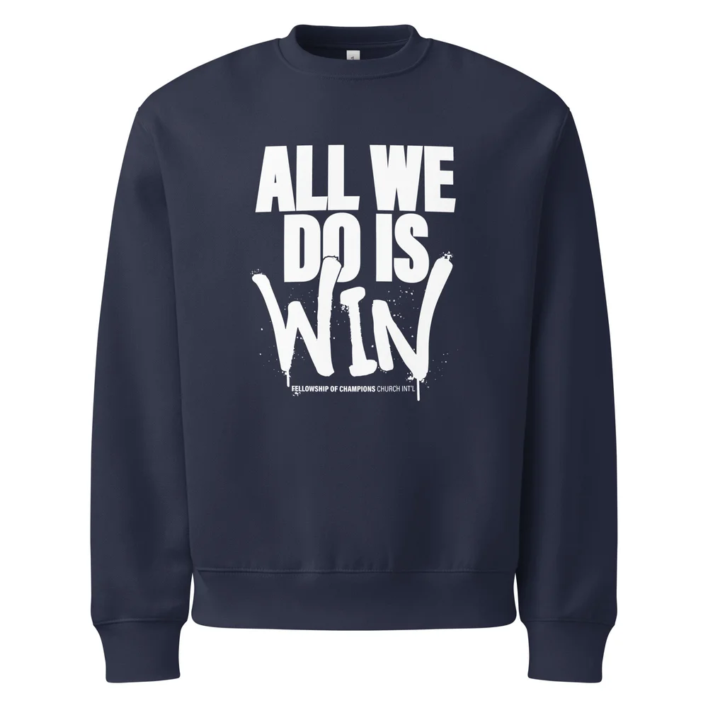 AWDIW - Oversized heavyweight sweatshirt - White Lettering - Image 24